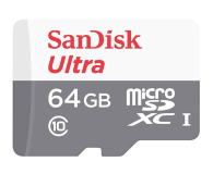 Karta pamięci SANDISK microSD 64GB ULTRA 100MB/s C10 UHS-1
